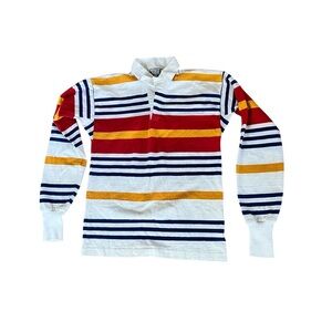 Striped Long Sleeve Rugby Shirt